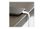 Display Kabel - StarTech.com 3.3 ft 1m USB to Lightning Cable - Apple MFi Certified - White - Lightning cable - Lightning / USB - 1 m - RUSBLTMM1M