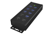 USB-Hubs - ICY BOX 7-Port - USB 3.0 USB-Hubs - USB 3.2 - 7 - Schwarz - IB-HUB1703-QC3