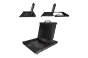 Bildschirm - 17" StarTech.com Rackmount KVM Console - Single-Port with 17" LCD Monitor - KVM console - 17" - RKCONS1701