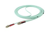 Netzwerk - Kabel - StarTech.com 5m Aqua OM4 Duplex Multimode Fiber Optic Cable- 50/125 - LC/LC - network cable - 5 m - aqua - Blau - 5m - 450FBLCLC5