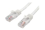 Netzwerk - Kabel - StarTech.com 5m White Cat5e / Cat 5 Snagless Ethernet Patch Cable 5 m - network cable - 5 m - white - Weiß - 5m - 45PAT5MWH