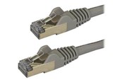 Netzwerk - Kabel - StarTech.com 1m Gray Cat6a / Cat 6a Shielded Ethernet Patch Cable 1 m - patch cable - 1 m - grey - Grau - 1m - 6ASPAT1MGR