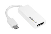 Display Kabel - StarTech.com USB C to HDMI Adapter - USB Type-C to HDMI Converter - 4K 60Hz - external video adapter - white - CDP2HD4K60W