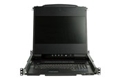 Bildschirm - 17" StarTech.com 17" Dual Rail Rackmount KVM Console with 1080p - DVI & VGA - KVM console - Full HD (1080p) - 17.3" - RKCOND17HD