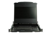 KVM Switches - StarTech.com 17" Dual Rail Rackmount KVM Console with 1080p - DVI & VGA - KVM console - Full HD (1080p) - 17.3" - RKCOND17HD