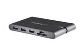 Dockingstationen - StarTech.com USB-C Multiport Adapter w/ HDMI and VGA - 3x USB 3.0 - SD - PD - external video adapter - black - DKT30CHVSCPD