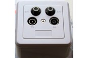Antennenkabel - Triax Wall Outlet - FM/TV/SAT-Twin - Terminated - 308344
