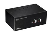 KVM Switches - TRENDnet TK-240DP - KVM / audio / USB switch - 2 ports - TK-240DP