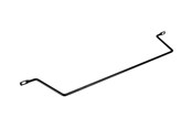 Rack-Gehäuse - StarTech.com Horizontal Cable Lacing Bars with 4 in. Offset for Racks - rack cable management lacing bar - 1U - CMLB104