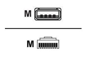 Andere Kabel - Zebra CABLE SHIELD USB SER A CONNECT - CBA-U46-S07ZAR