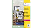 Papier, Fotopapier und Etiketten - Avery Heavy duty labels white suitable for in- and outdoor use (-20oC to +80oC) - L477820