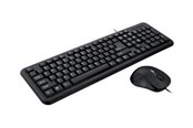 Tastaturen - iBOX OFFICE KIT II - keyboard and mouse set - black - Tastatur & Maus Set - Schwarz - IKMOC2005070U