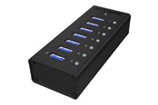 USB-Hubs - ICY BOX IB-AC618 USB-Hubs - USB 3.2 - 7 - Schwarz - IB-AC618