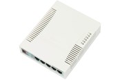 Switches - MikroTik RouterBOARD RB260GS 6-Port Switch (5x 1G RJ45 / 1x 1G SFP) - CSS106-5G-1S