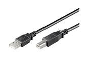 USB Kabel - Pro USB-A <-> USB-B 2.0 - 1.8m - Schwarz - SI-77022-S