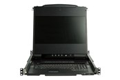 KVM Switches - StarTech.com 17" Dual Rail Rackmount KVM Console with 1080p - DVI & VGA - KVM console - Full HD (1080p) - 17.3" - RKCONS17HD