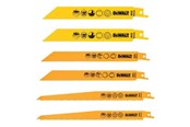 Stichsägen - Dewalt High Performance Break Away Reciprocating Saw Blade 6 Piece Set + Storage Case - DT2444-QZ