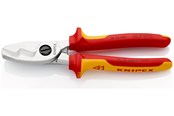 Werkzeuge für elektrische Arbeiten - KNIPEX Kabelscheren, mit Doppelschneide - 4003773026761
