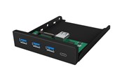 USB-Hubs - ICY BOX IB-HUB1418-i3 USB-Hubs - 4 - Schwarz - IB-HUB1418-I3
