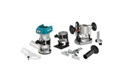 Haus & Garten - Makita DRT50ZJX2 Akku-Multifunktionsfräse 18V 6/8 mm - DRT50ZJX2