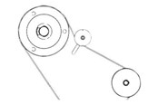 Drucker Zubehör - Zebra KIT MAIN DRIVE BELT 220XI4 CPNT - P1006068