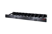 Rack-Gehäuse - APC Horizontal Cable Manager Single-Sided with Cover - rack cable management panel with cover - 1U - AR8612