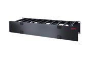 Rack-Gehäuse - APC Horizontal Cable Manager Single-Sided with Cover - rack cable management panel with cover - 2U - AR8606