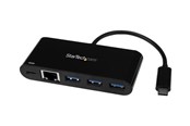 USB-Hubs - StarTech.com USB 3.0 Hub 3-port USB-Hubs - 3 - Schwarz - HB30C3AGEPD