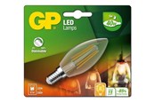 LED-Birnen - GP LED-Lampe Candle Filament 5W/827 (40W) Clear Dimmable E14 - 078166-LDCE1
