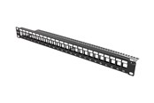 Netzwerkzubehör - Deltaco Patch Panel 24-Port 1U 19" Without Connectors - PAN-113
