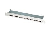 Netzwerkzubehör - LogiLink NWSZ Patchpanel 19" 24P CAT6 gr - NP0040A