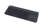 Tastaturen - Logitech K400 Plus Ergonomic Wireless Touch - Tastaturen - Englisch (US) - Schwarz - 920-007145