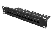 Netzwerkzubehör - Deltaco 10-PATCH16 Patch panel 12 ports Cat6 UT - 10-PATCH16