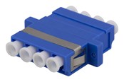 Netzwerkzubehör - Deltaco Snap-in fiber mating sleeve 4xLC-LC Single mode. - FBP-1066