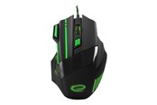 Maus - Esperanza MX201 WOLF - mouse - USB - green - Maus (Grün) - EGM201G