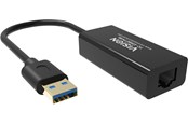Netzwerkadapter (Netzkarte, Druckserver, u.s.w.) - Vision TC-USBETH/BL USB RJ45 Ethernet Adaptor - TC-USBETH/BL