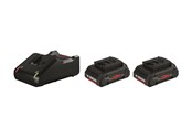 Akkus & Ladegeräte - Bosch Professional Blue bosch 18v batterykit w/charger 18v-40 2x4.0ah - 1600A01BA3