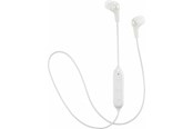 Kopfhörer/Headsets - JVC Wireless In Ear Headphones with Remote and Mic - White - JVC HA-FX9BTWE