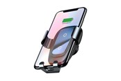 Handys - Adapter und Ladegeräte - Baseus Metal Wireless Charger Gravity Car Mount for Smartphones - Black - WXYL-B0A