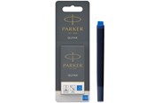 Utensilien zum Schreiben und Zeichnen - Parker Tintenpatronen für Füller | lange Patronen | blaue QUINK Tinte | 10 Stück (Blister-Packung) - S0881390