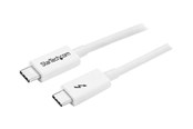 FireWire / ThunderBolt Kabel - StarTech.com Thunderbolt 3 (20Gbps) USB C Cable - White - 2m - TBLT3MM2MW