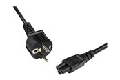 Stromkabel (Extern) - StarTech.com 3 Prong Laptop Power Cord Schuko CEE7 to C5 Clover Leaf - power cable - 1 m - PXTNB3SEU1M
