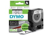 Papier, Fotopapier und Etiketten - DYMO D1-Etikettenband | schwarz auf weiß | 19 mm x 7 m - 45803