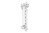 Tabletts, Schienenverteiler und Armaturen - Legrand P41s300hdg strut pendant 300 hdg - 595153