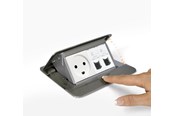 Tabletts, Schienenverteiler und Armaturen - Legrand Popup alu 4mod - 54011