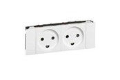 Schaltereinheiten - Legrand Socket danish standart 2p+e double - 77518