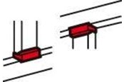 Tabletts, Schienenverteiler und Armaturen - Legrand Flat junct side 17->50x105 - 75675
