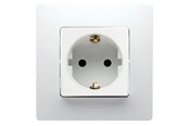 Schaltereinheiten - Legrand Niloe 2x2 schuko socket outlet white - 664731