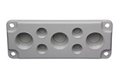 Schaltkästen und Schränke - FIBOX Mb10017-pm / oezxc 1 cable gland plate set complete. - 2550062