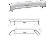 Tabletts, Schienenverteiler und Armaturen - Wibe Junction coupling 14 hdg - 725096